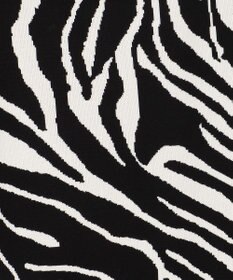 ICB 【洗える】アニマルジャガード  ニットスカート