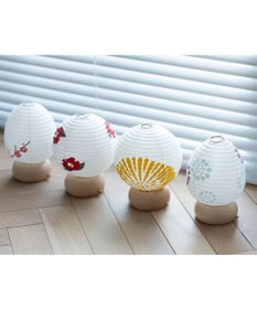 ちょうちん堂 【きもち】EGAO 紫陽花 ちょうちん ライト