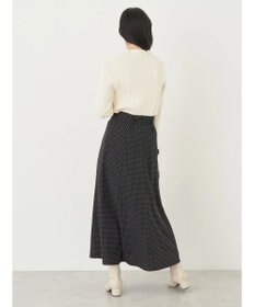 earth music&ecology 配色フリルニットプルオーバー