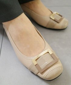 Pointer 日本製 本革バックルパンプス