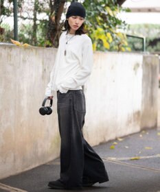 WEGO 【ユニセックス着用ITEM/MLサイズ展開】ワッフルT（LS）