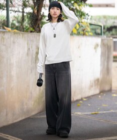 WEGO 【ユニセックス着用ITEM/MLサイズ展開】ワッフルT（LS）