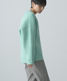 AMERICAN HOLIC ブークレＷフェイスＶネックニットカーディガン