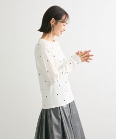 Green Parks ・ＤＯＵＢＬＥ　ＦＬＡＧＳ　ハート刺繍リブロンＴＥＥ