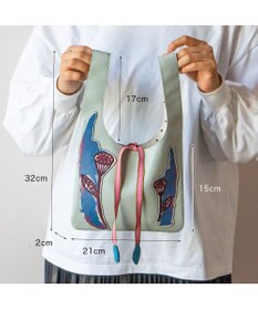 tsumori chisato CARRY 花ししゅう ハンドバッグ ミニバッグ お財布バッグ