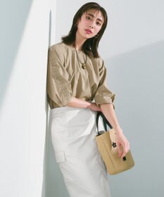 ICB 【洗える】 ハイマルチストレッチサテン スカート