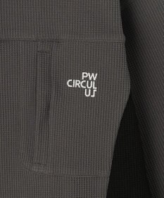 PW CIRCULUS 今が旬トップス！【ドライな肌触り / UV遮蔽率98.9% UVカット / ストレッチ】【WOMEN】ワッフルハーフジップ  ゴルフウェア レディース