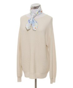 MOONBAT 【シルク100%】フルラ (FURLA) 小花柄 シルクプリントスカーフ 58cm×58cm