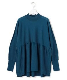 23区 【洗える】ウールギャザー ドルマンスリーブ ニット