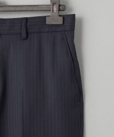 GOTAIRIKU 横に伸びる【TasmaniaWool/タマニアウール】ストレッチ スーツ（ネイビーストライプ）