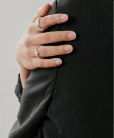 yoaa シルバー925 ピンクアコヤチェーンリング