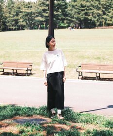 SHARE PARK LADIES 【UVカット・吸水速乾・ストレッチ・軽量 】エンブレムショートTシャツ（S・Mサイズ）