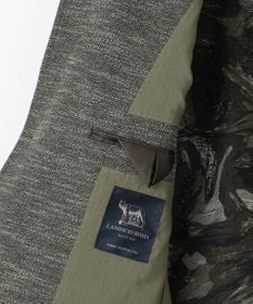 JOSEPH ABBOUD 【イタリア素材/軽量/ストレッチ】バックプリントジャージー ジャケット