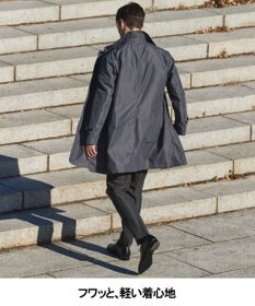 GOTAIRIKU ダウンライナー装着可【半裏仕様】メランジシャンブレー ステンカラースプリングコート