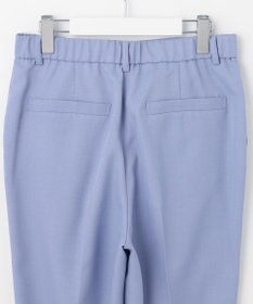 自由区 【接触冷感・速乾・UVケア・撥水・防シワ・XSサイズあり】リネンライクツィルテーパード パンツ