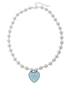 Green Parks ・ＨＡＬＦ　ＴＩＭＥ　クリアハートチェーンネックレス