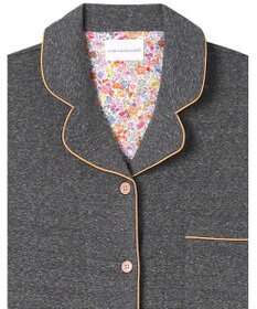 une nana cool 【綿100%】やわらか杢フライスパジャマ MADE WITH LIBERTY FABRIC