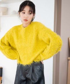 WEGO ブラッシュニットショートプルオーバー