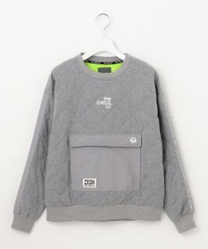 PW CIRCULUS 【裏地付き/防寒】【WOMEN】キルティングスエットプルオーバー