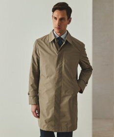 GOTAIRIKU ダウンライナー装着可【半裏仕様】メランジシャンブレー ステンカラースプリングコート