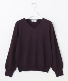 J.PRESS LADIES 【洗える】PRINCE Vネック ニット