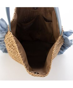 UNBILLION カシュカシュ cachecache / サイドフリルワンンハンドルトート カゴバッグ