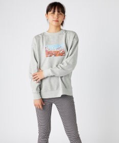 OP／FILA 【ocean pacific】Daily Cozy/あったか裏起毛フォトプリントスウェット