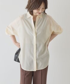 AMERICAN HOLIC 【イージーケア】シアーラウンドシャツ