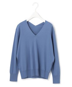 ICB 【WEB限定カラーあり・洗える】シンセティックハイゲージ Vネックプルオーバー