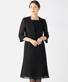 自由区 FORMAL 【洗える/着心地楽々】セオプラスエス ウォッシャブル ワンピース