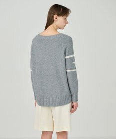 GRACE CONTINENTAL カシミヤレタードトップ