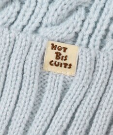 MIKI HOUSE HOT BISCUITS 【46-52cm】 くまみみ付き ニット帽