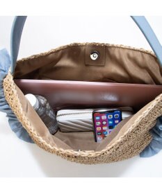 UNBILLION カシュカシュ cachecache / サイドフリルワンンハンドルトート カゴバッグ