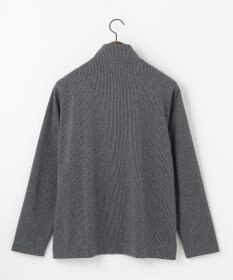 JOSEPH ABBOUD 【保温性/軽量り/ジャパンファブリック】ストライプジャカードジップ  プルオーバー