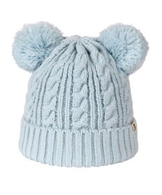 MIKI HOUSE HOT BISCUITS 【46-52cm】 くまみみ付き ニット帽