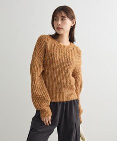 Green Parks ｍｉｘラメショートニットプルオーバー