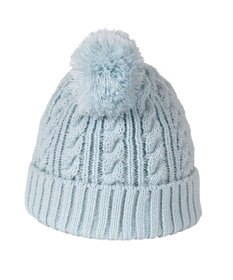 MIKI HOUSE HOT BISCUITS 【46-52cm】 くまみみ付き ニット帽