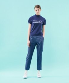 23区GOLF 【WOMEN】【撥水】ギンガムサッカー テーパードパンツ