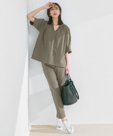 UNFILO FINE MOVE ランタンブラウス