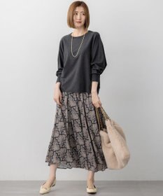 23区 S 【洗える】Ratti ヴィンテージペイズリープリント スカート