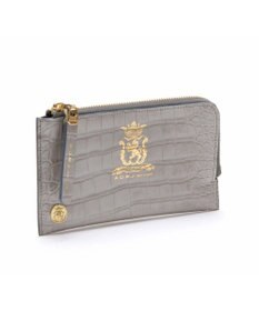 A.D.M.J. 【牛革】クロコ型押しオーガナイザーパース