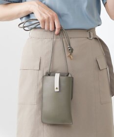 J.PRESS LADIES 【WEB限定カラーあり・セットアイテム】コインケース付き スマホ ポシェット