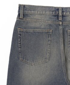 WEGO 【ユニセックス着用ITEM/SMLサイズ展開/ウエスト調整可】バギーデニムパンツ