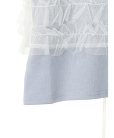 Green Parks ・ｓｗｉｎｇ　ｂｙ　ＳＥＴ２点チュールビスチェ＆フレンチＴ