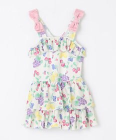 ANY KIDS 総柄 フリル ワンピース 水着