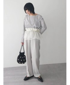 Green Parks つやサテンイージーパンツ