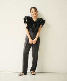 #Newans ラッフルフリルブラウス