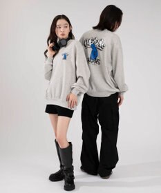 WEGO 【2025年秋冬新作/SMLXLサイズ展開/ユニセックス着用ITEM】アソートグラフィックプルオーバー