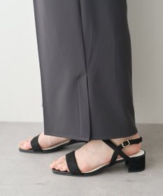 YECCA VECCA 【接触冷感】COOLスリットワイドパンツ