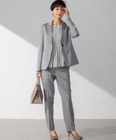 23区 S 【セットアップ対応/洗える】ストレッチシャンブレー テーラードジャケット